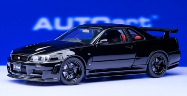 77463 Nissan Skyline GT-R (R34) Z-tune (Black Pearl) 1:18